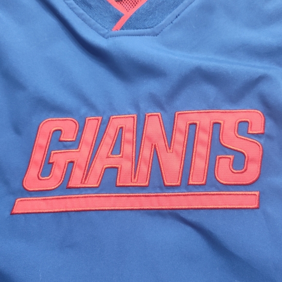 NY Giants Pullover Windbreaker, SIZE XL, NFL Apparel, 100% Polyester - Picture 4 of 5